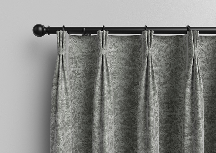 Cyrus Crushed Velvet, Grey - Made to Measure Curtains - Image 11